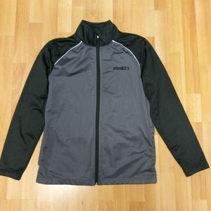 Men's And1 Gray Basketball Warm-up Jacket,